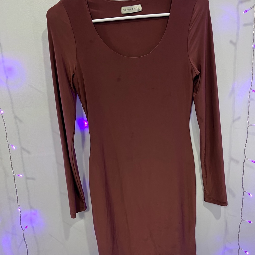 Spandex silk dress